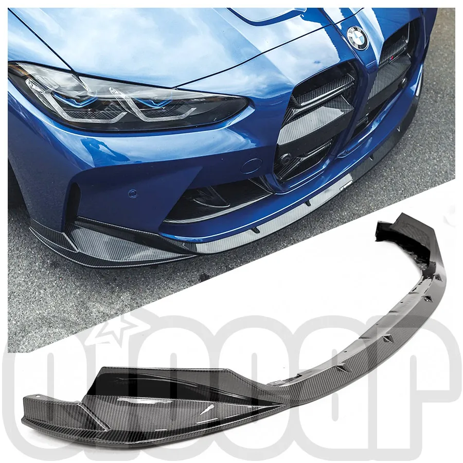 

OIOMOTORS CT Style Pre-preg Dry Carbon Fiber Front Lip Spoiler for BMW G80 G81 M3 G82 G83 M4