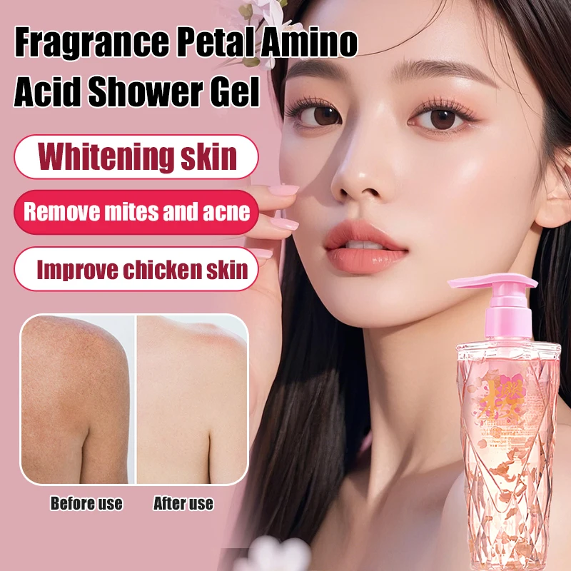 

Sakura Scented Hydrating Body Wash Refreshing Moisturizing Emollient Long Lasting Scent Body Wash