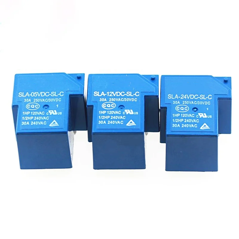 2PCS Power Relays SLA-05VDC-SL-C SLA-12VDC-SL-C SLA-24VDC-SL-C 5V 12V 24V 30A 6PIN T90 New and Original