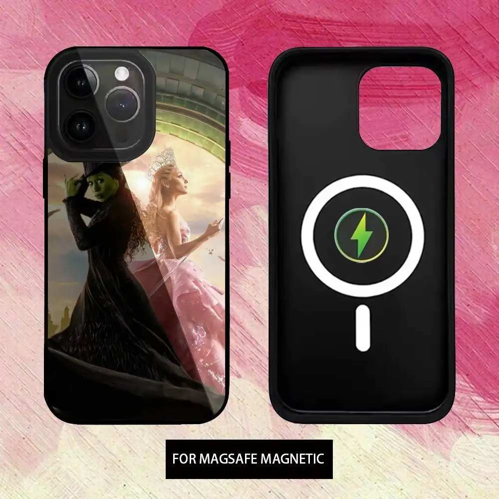 حافظة هاتف W-Wicked 12-Green Pink لهاتف iPhone17,16,15,14,13,12,11 Plus، Pro Max Magnetic Magsafe شحن لاسلكي #4