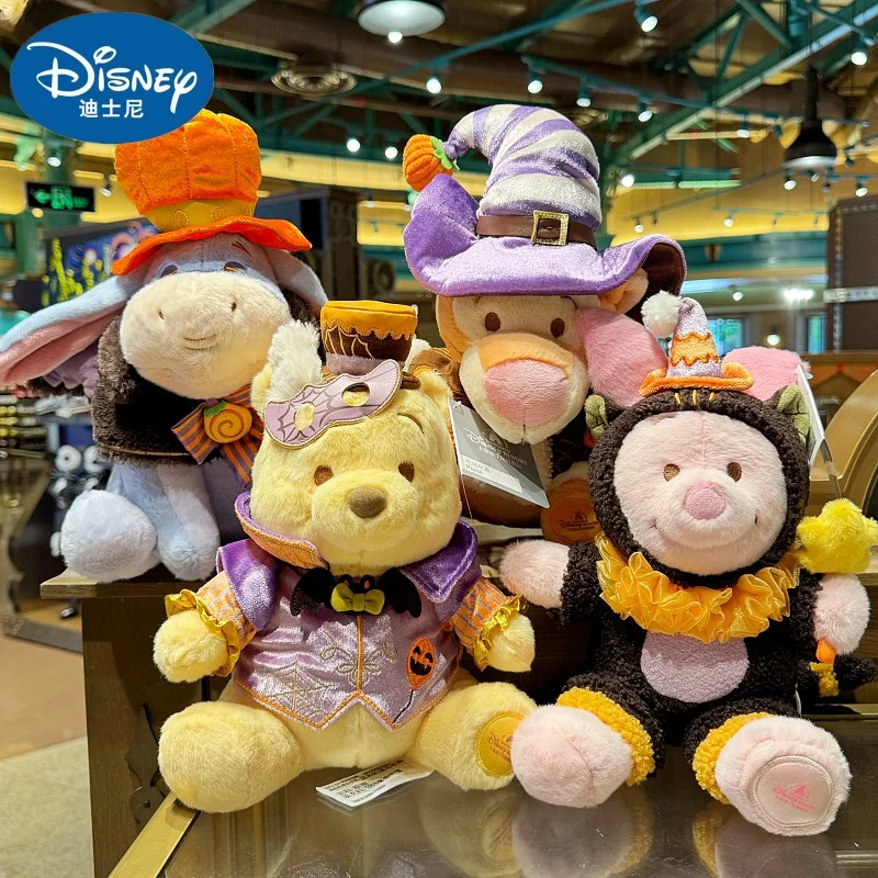 

Оригинальная кукла «Винни-Пух» Disney, тиггер для Хэллоуина, рождественские игрушки, милые мягкие Мультяшные животные, игрушки на день рождения, подарки для девочек и мальчиков