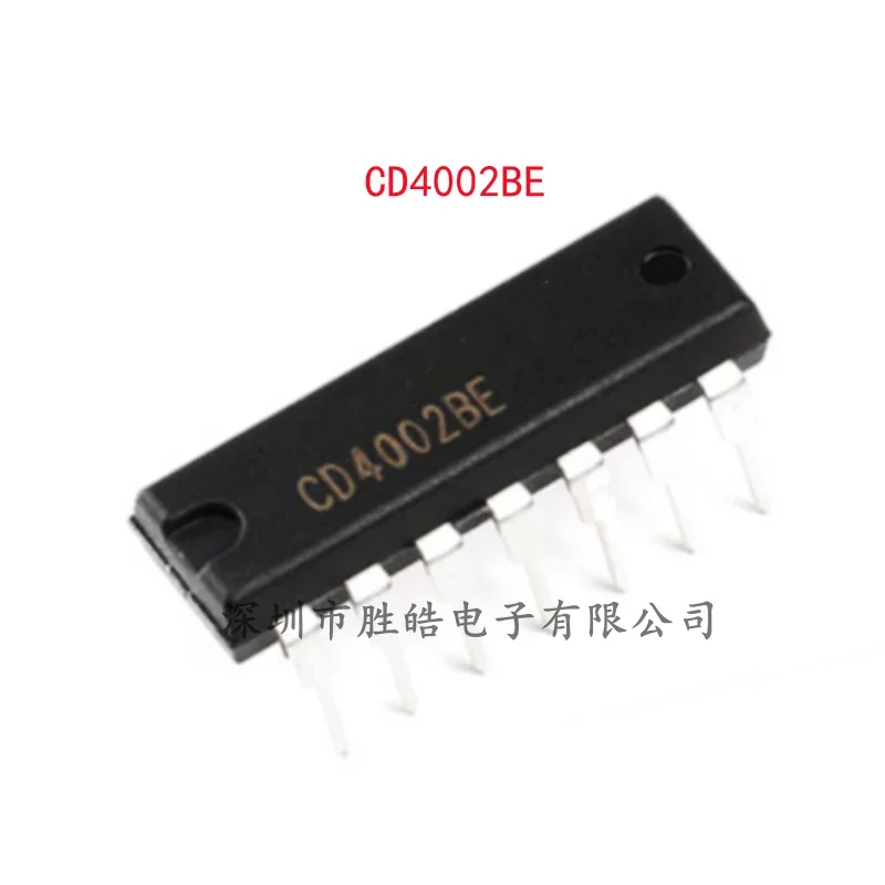 

(10PCS) NEW CD4002BE CD4002 Dual 4-Input or Non-Gate Logic Chip Straight In DIP-14 CD4002BE Integrated Circuit