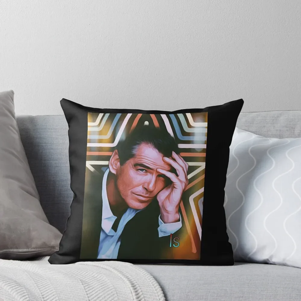 

pierce brosnan Throw Pillow Throw Pillow Christmas Pillowcase Decorative Cover For Living Room Pillowcases Bed Cushions pillow