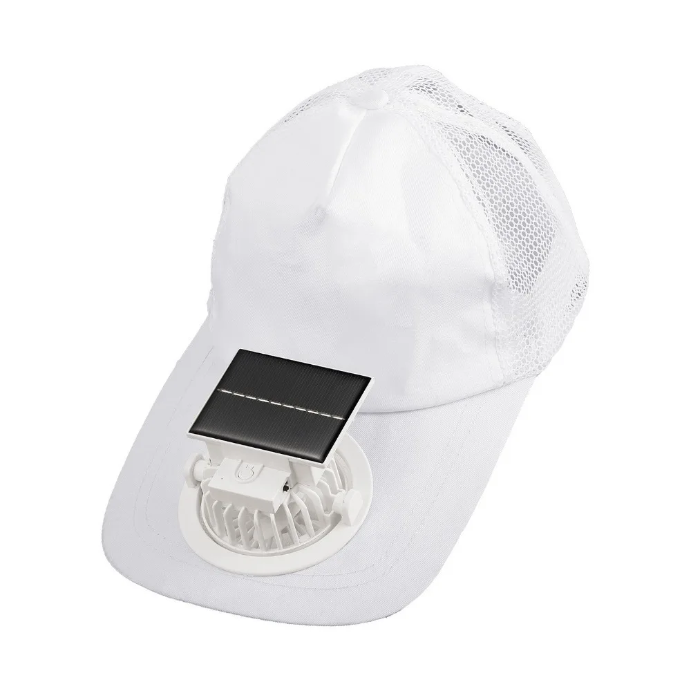 

Breathable Summer Fan Sunhat Mesh Strong Wind Baseball Cap Sun Protection USB / Solar Powered Fishing Hat Women