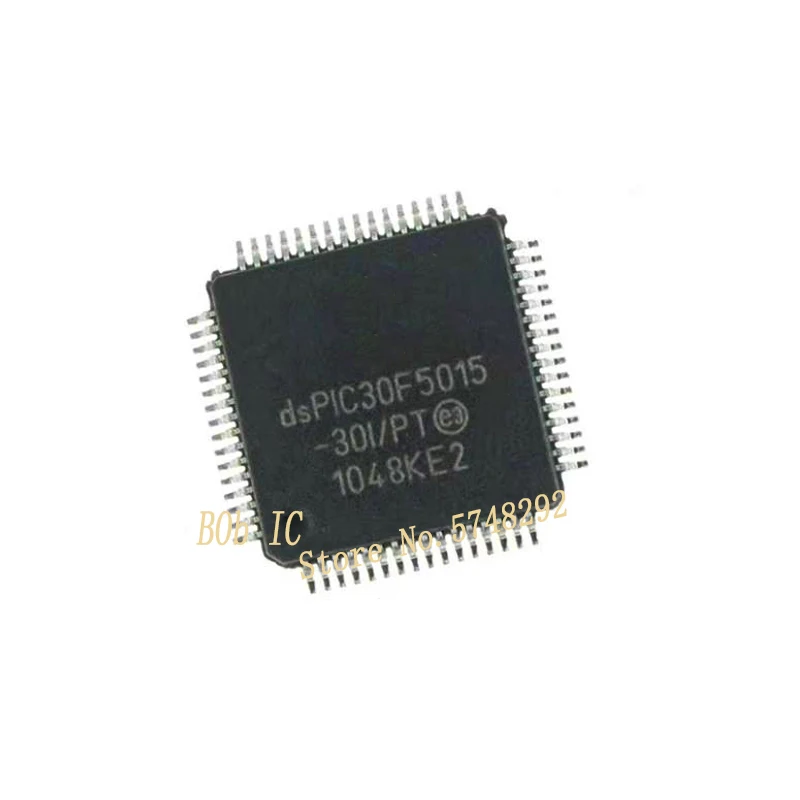 5PCS/LOT DSPIC30F5015-30I/PT DSPIC30F5015 DSPIC30F 30F5015  TQFP64 100% new imported original IC