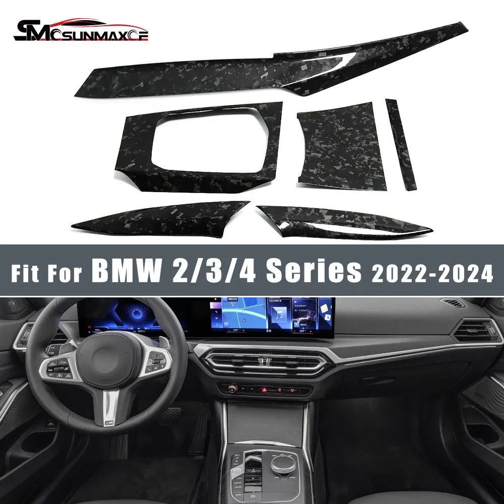 

Крышка панели переключения передач центральной консоли из кованого карбона с левым рулем для BMW 2, 3, 4 серии G20 LCI G21 G22 G42 Facelift 2022 2023 2024