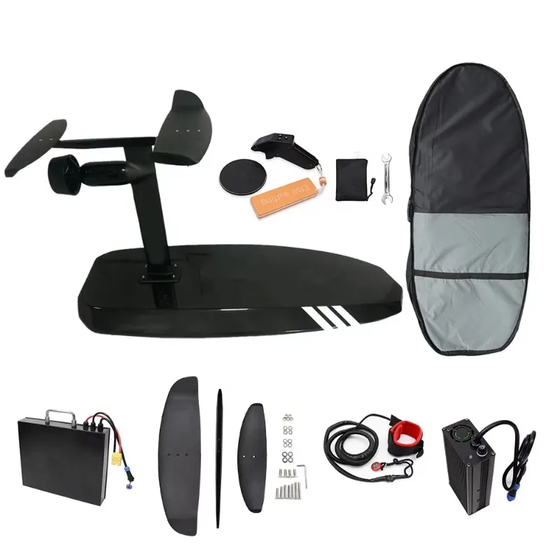 Wood Bamboo Red Blue Classic Hydrofoil Electric Efoil Board