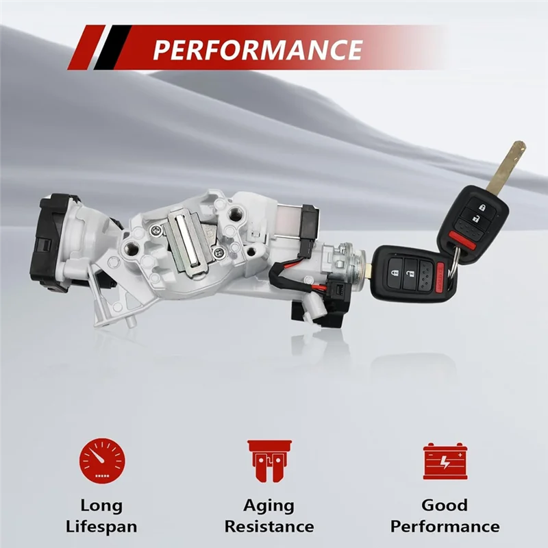 

Для Honda Civic 2014-2015 переключатель цилиндра замка зажигания с 2 ключами, замена 06351T2A971 06351-T2A-971 US1326