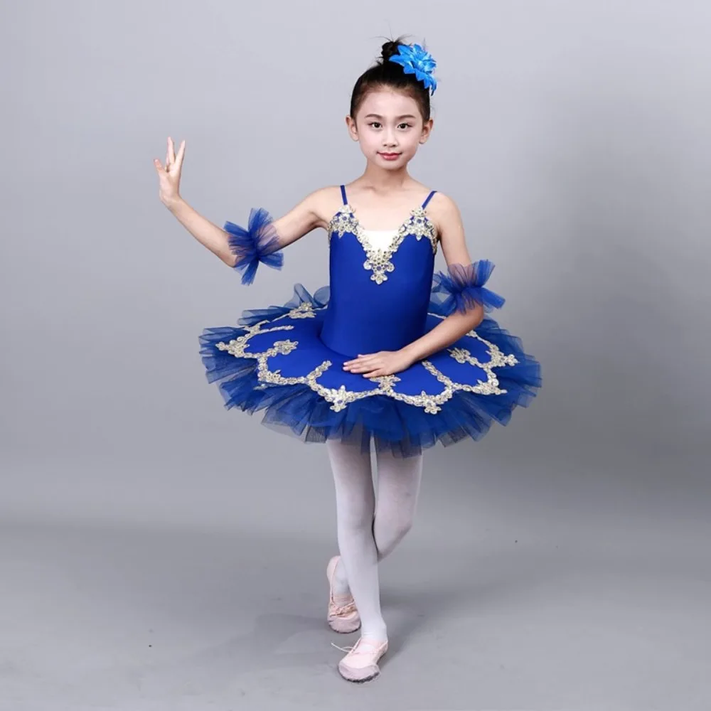 Performance Fairy Ballet Tutu Leotards for Girls Dress Dance Wear Stage Costumes Kids Clothes Children Clothing Summer Princess