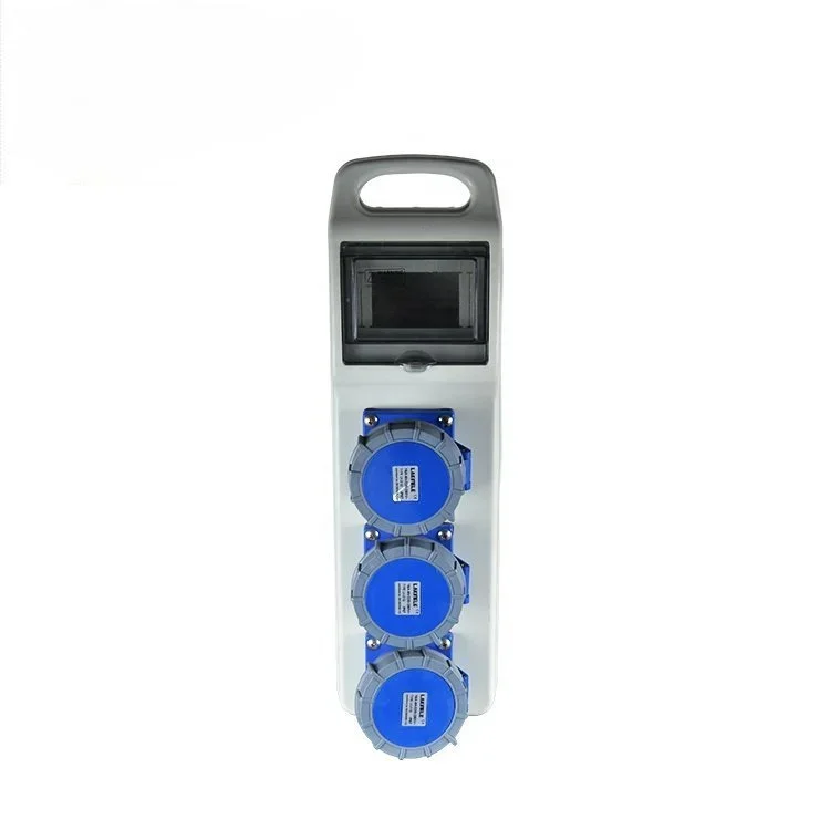 Hot sales  PC /ABS material durable distribution box 16a 32a input and output