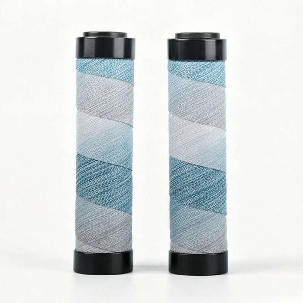 Gradient Color Bike Handlebar Grips Shock Absorbing Lightweight Bicycle Handlebar Grips Non Slip 22mm Size