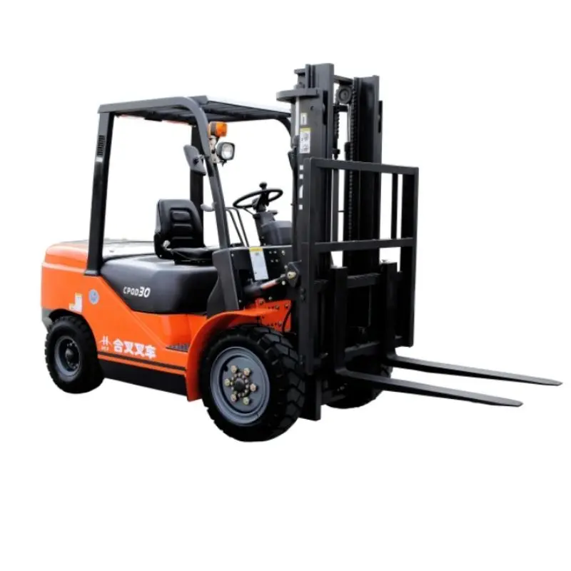 1 ton 2 ton 3 ton hydraulic automatic lifting stacker four-wheel loading and unloading electric forklift