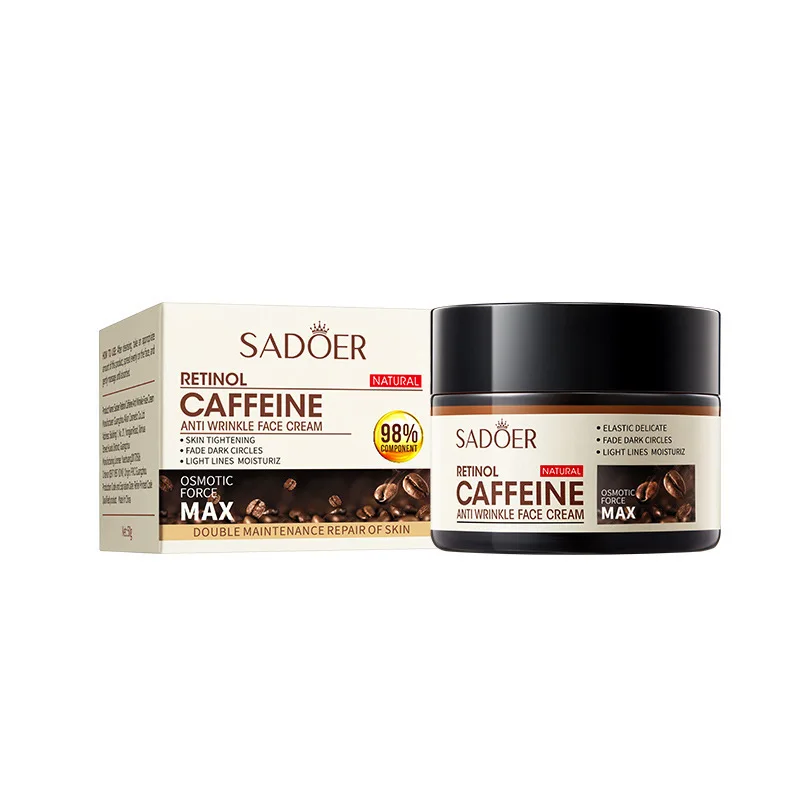 Retinol Caffeine Anti Wrinkle Skin Care Product Set Eye Cream Face Cream