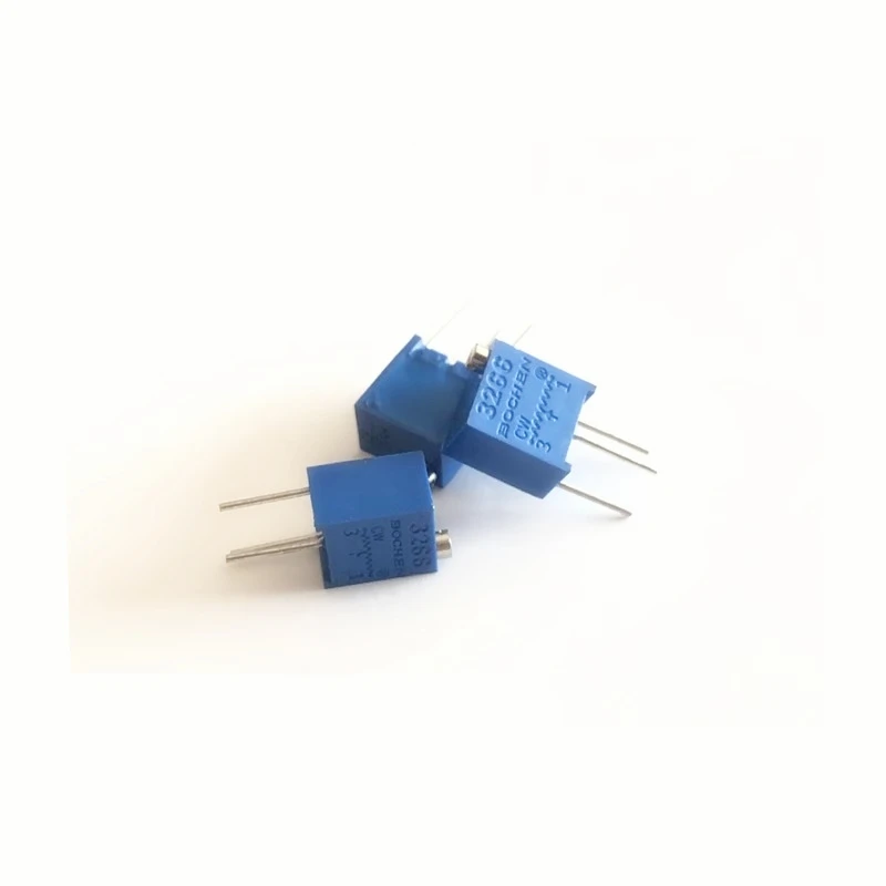 10 Stück Trimpot Trimmer Potentiometer 3266W 50 200 500 Ohm 1k 2k 5k 10k 20k 50k k k 1m Ohm 100r 200r 500r