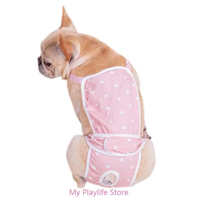 Dog Diaper Shorts Sanitary Pantie Female Dog Adjustable Suspender Diaper Panties Period Briefs Dog Physiological Shorts