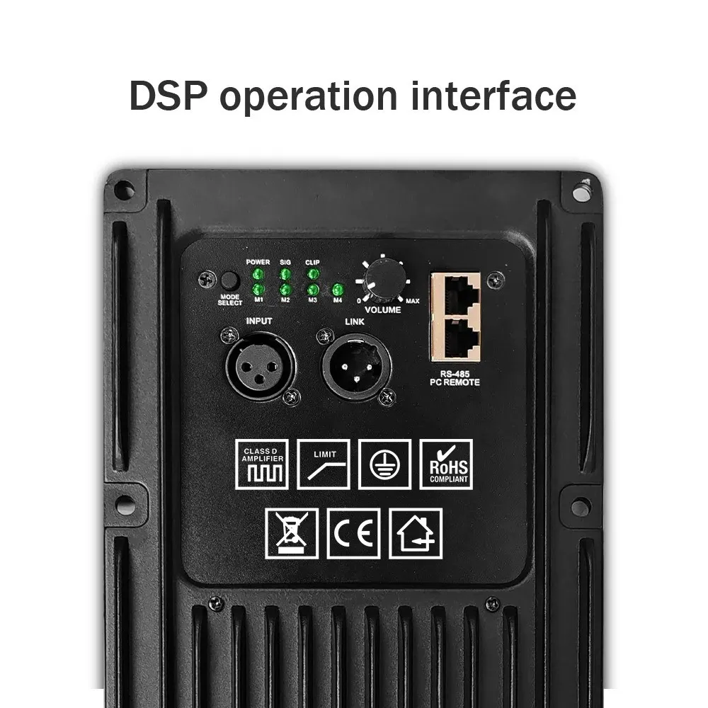 Power Switch Circuit Hardware Protected ClassD 1300W 2Channel Active Module