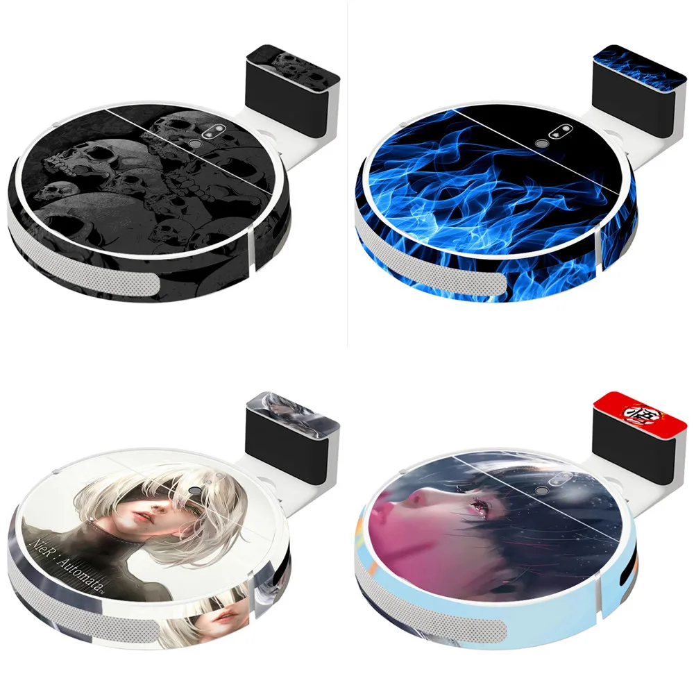 Etiqueta da pele para xiaomi mijia 1c mi casa inteligente robô aspirador de pó adesivo automaticamente varrer limpo robô peles vácuo