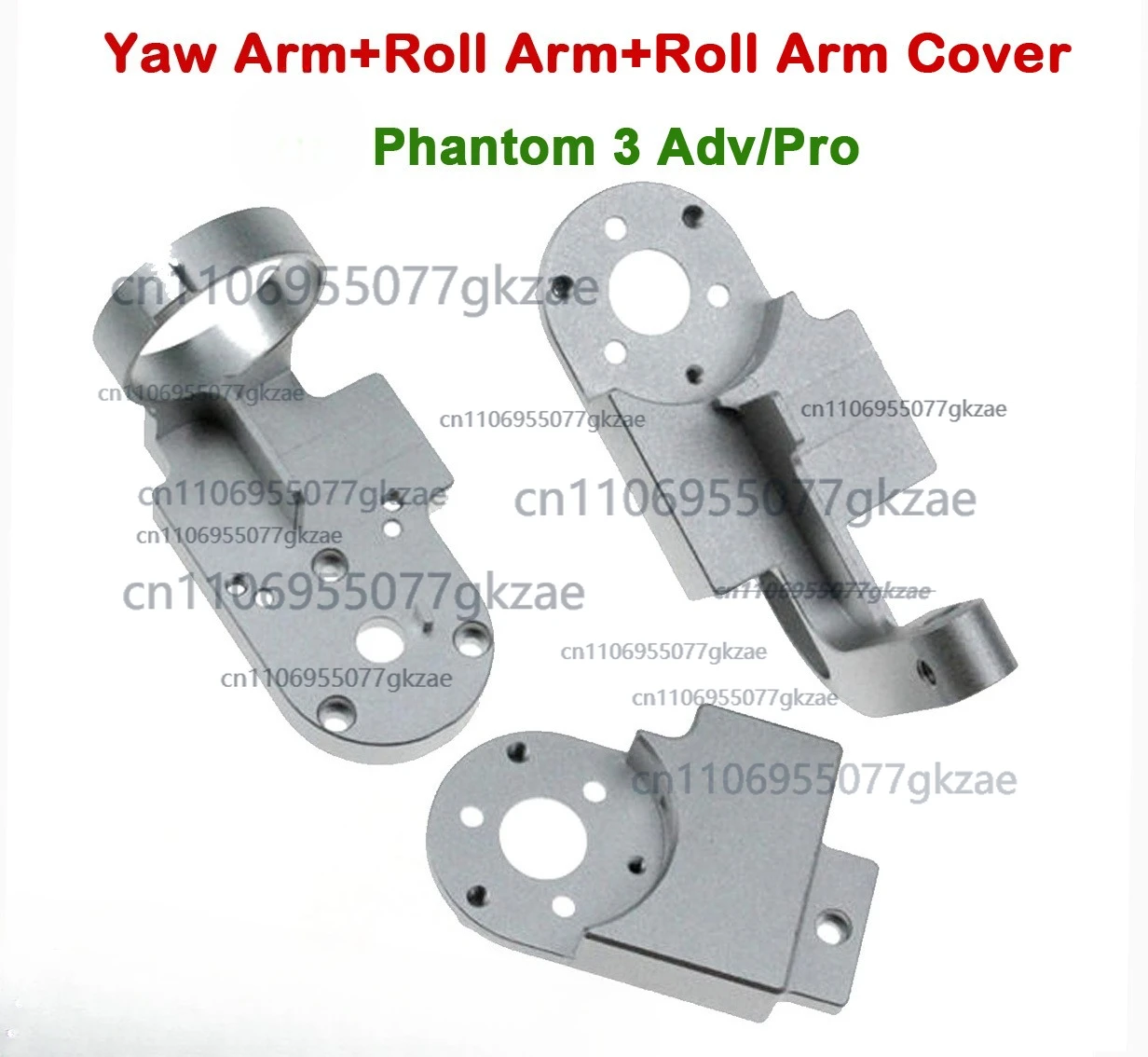 

USED 90%NEW FOR DJI Phantom 3 Gimbal Repair Yaw Arm+ Roll Arm+ Roll Cover Replacement Pro & Adv