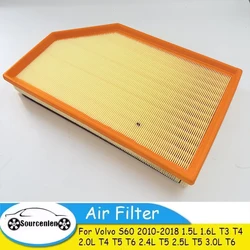 Air Filter for Volvo S60 2010-2018 1.5L 1.6L T3 T4 2.0L T4 T5 T6 2.4L T5 2.5L T5 3.0L T6 OEM 31370161