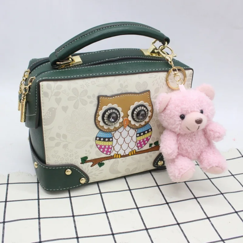 Cartoon Curly Teddy Bear Keychain Bag Pendant Creative Mobile Phone Case Accessories Accessories Doll Doll