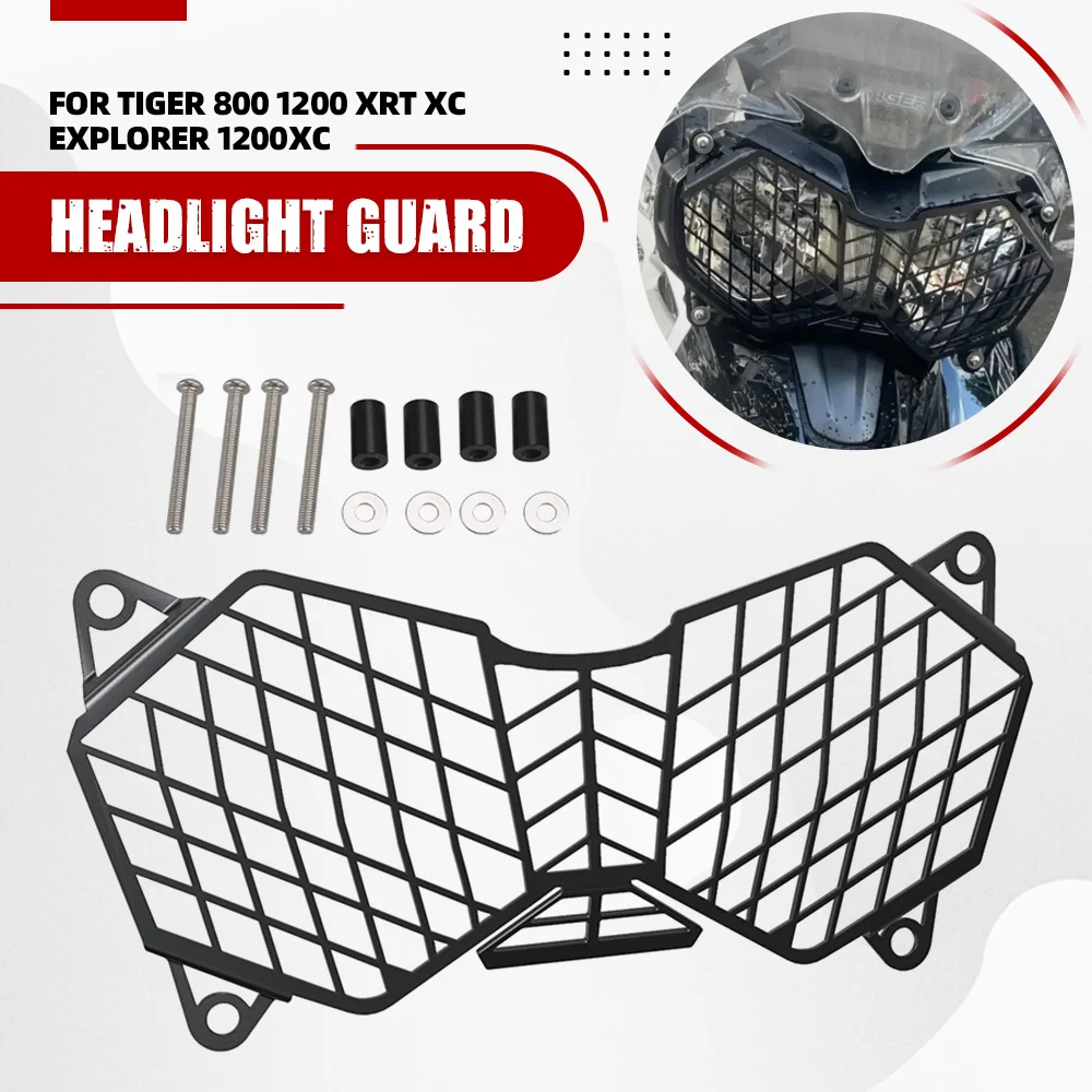 

Motorcycle Headlight Protector Head Lights Guard Cover FOR Tiger 800 XC XRX XCA XCX 2010-2017 Tiger Explorer 1200 XC 2012-2017