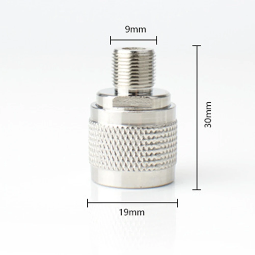 Adapter F Female Adapter Male Pin N Male Plug RF Connector Signal To F Female In Line With Specifications Item