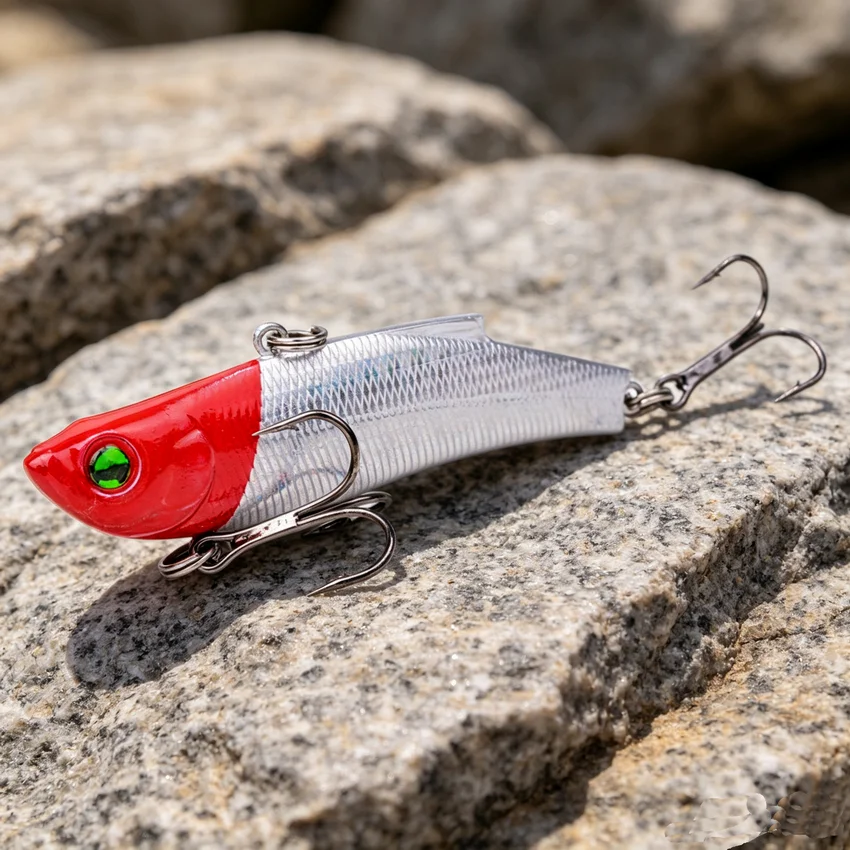 1 Stück 7 cm / 17,8 g Winter-Hardbait für das Meeresangeln, VIB 3D-Köderaugen, Wirbel-Tauchjig, Flügel-Wobbler, Pesca Crank Lures Swimbait – Detail 8