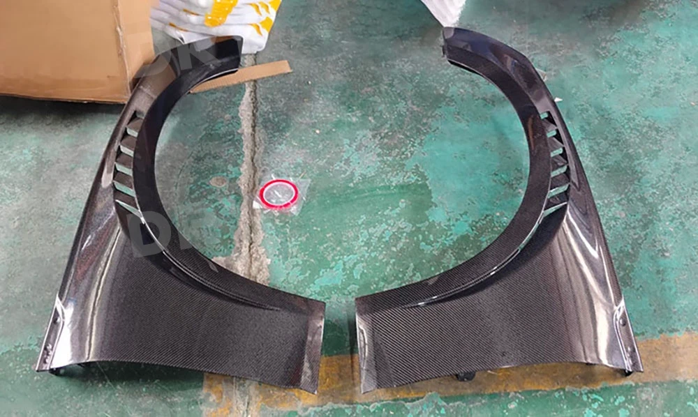 

Carbon Fiber Front Bumper Side Fender Fin Splitter Air Intake Vent Spoiler Body Kits Accessories for Audi A5 S5 2017-2020