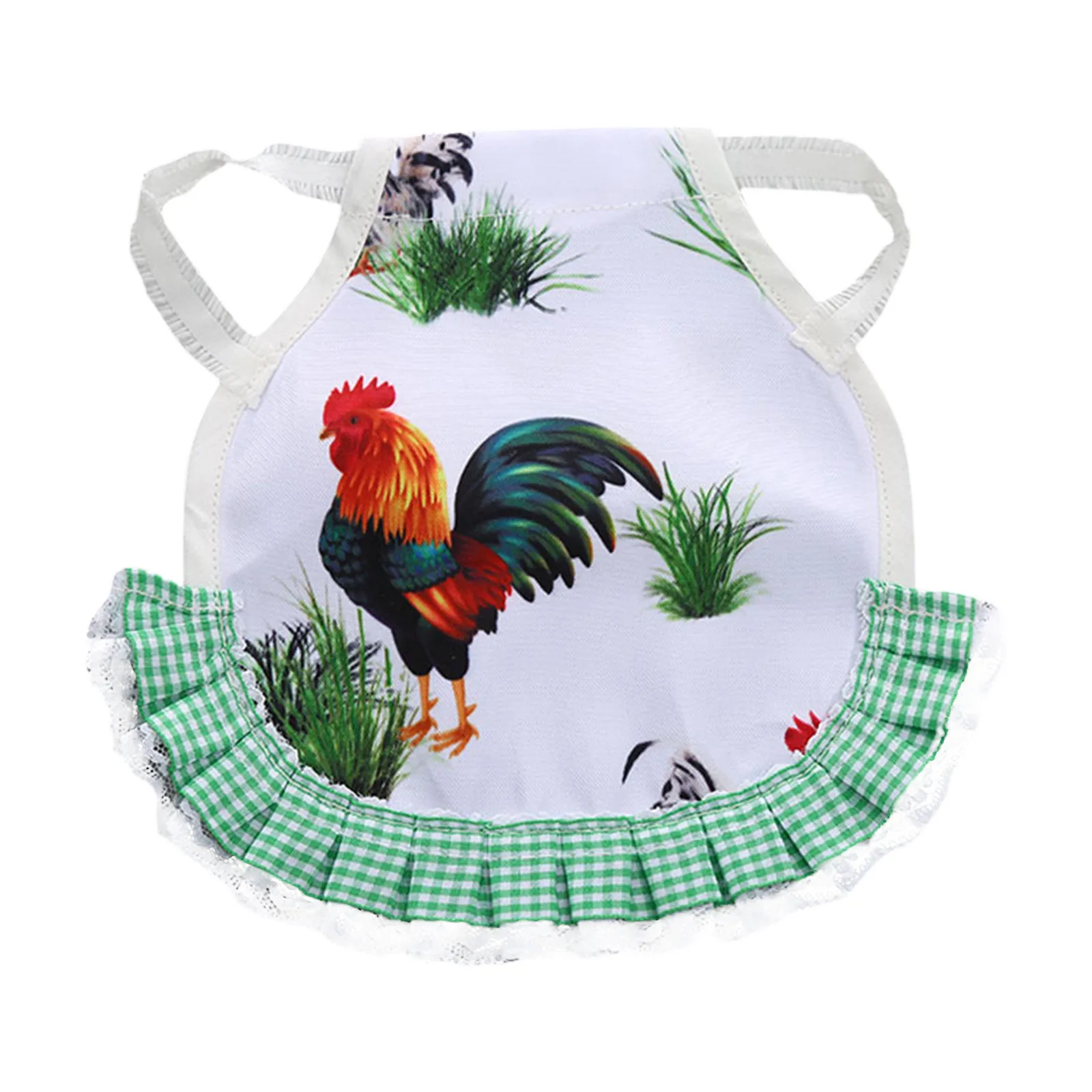 1PC grembiule da gallina elastico sella di pollo protezione piuma vestiti per animali domestici regolabili uccelli pollo vestito grembiule da