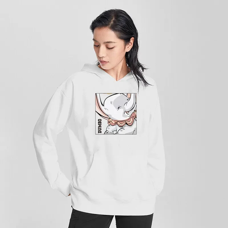 Cute Dumbo Hoodie Sweatshirt Women Printing Graphic Hoodies Cartoon Graphic Loose Clothes Hoody Female Fashion Tops Clothing