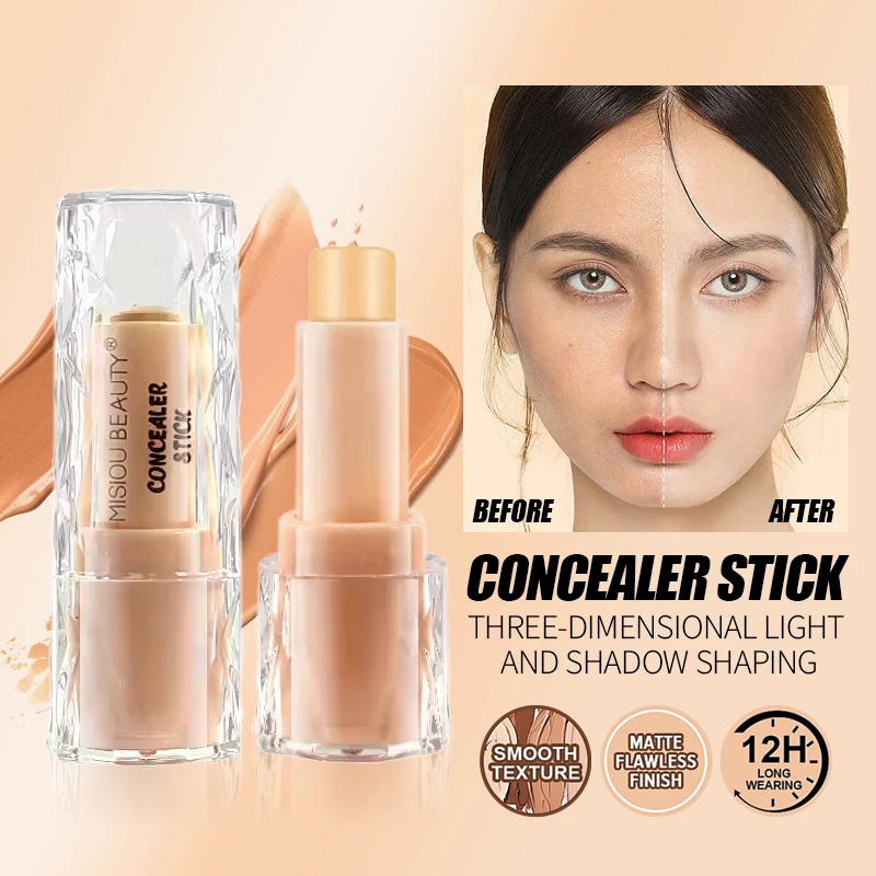 

Brightening Face Foundation Stick Long Lasting Concealers Stick Circles Corrector Contour Concealer Cream Cosmetics.