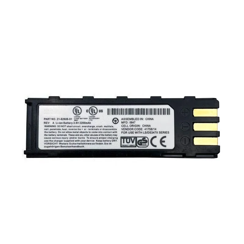 21-62606-01 High Quality Battery 3.6V 2200mAh for Symbol NGIS DS3478 DS3578 LS3478 LS3578 BTRY-LS34IAB00-00 Barcode Scanner