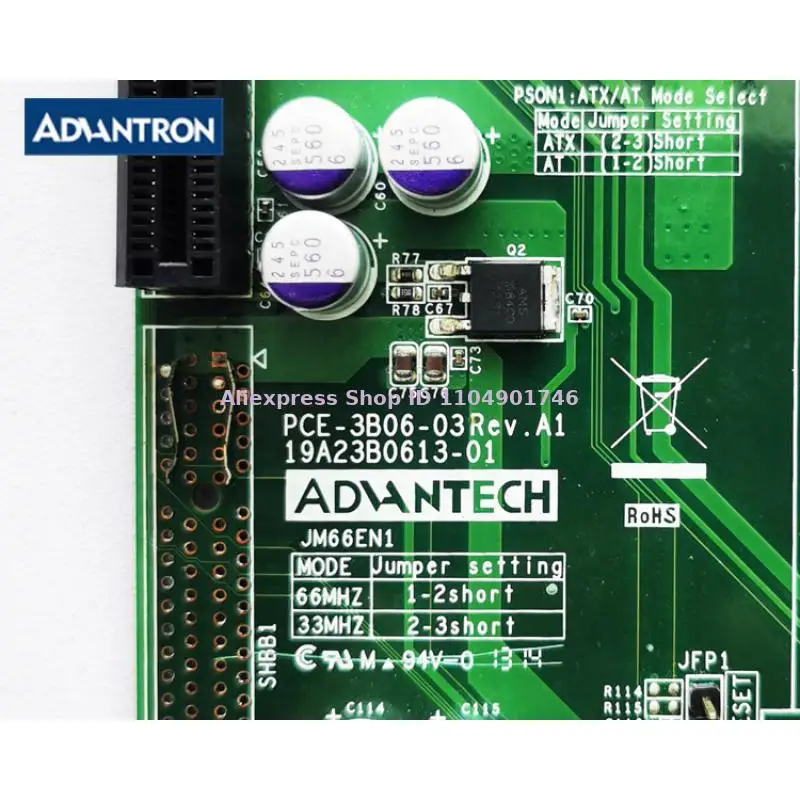 PCE-3B06-03 Rev.A1 جزءا لا يتجزأ من IPC لوحة الكترونية معززة الصناعية PCE-3B06 PICMG 1.3 حافلة التوسع 3 * فتحة PCI 1 * PCIEX16 #6