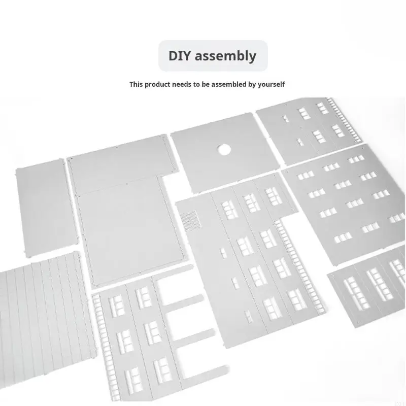 Simulation Garage Building Model Assembly Kits Toy For Kids And Adult Construction Toy Scene Setting Building Craft Toy