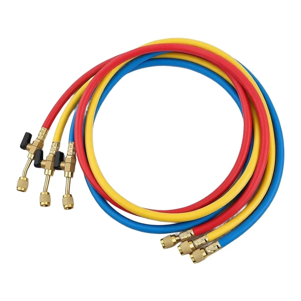 1.5m For HVAC Charging Hose with Reinforced Synthetic Rubber Construction 800 PSI Working Pressure for R22 R410A