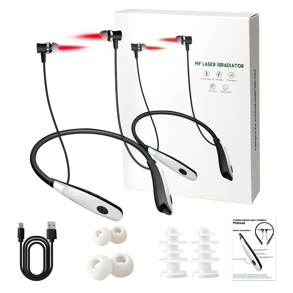 

Tinnitus Ear 650nm Laser Therapy LLLT Laser Therapy Rhinitis Sinusitis Tinnitus Ear Irradiation Otitis Media Deafness Treatment