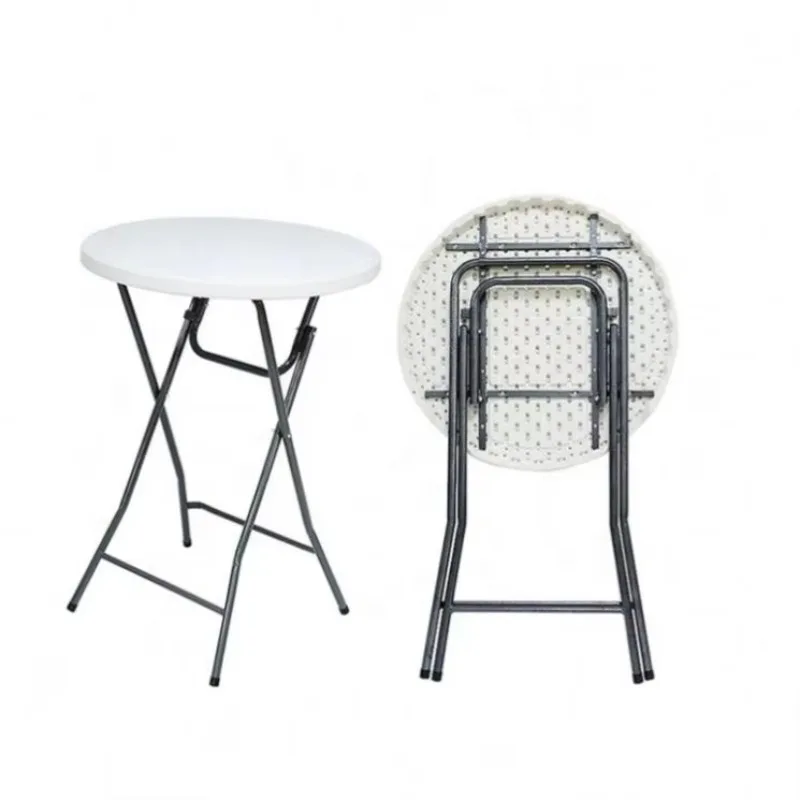 

110cm*60cm Outdoor Portable Table Simple Folding Round Table Dining Table Household Use