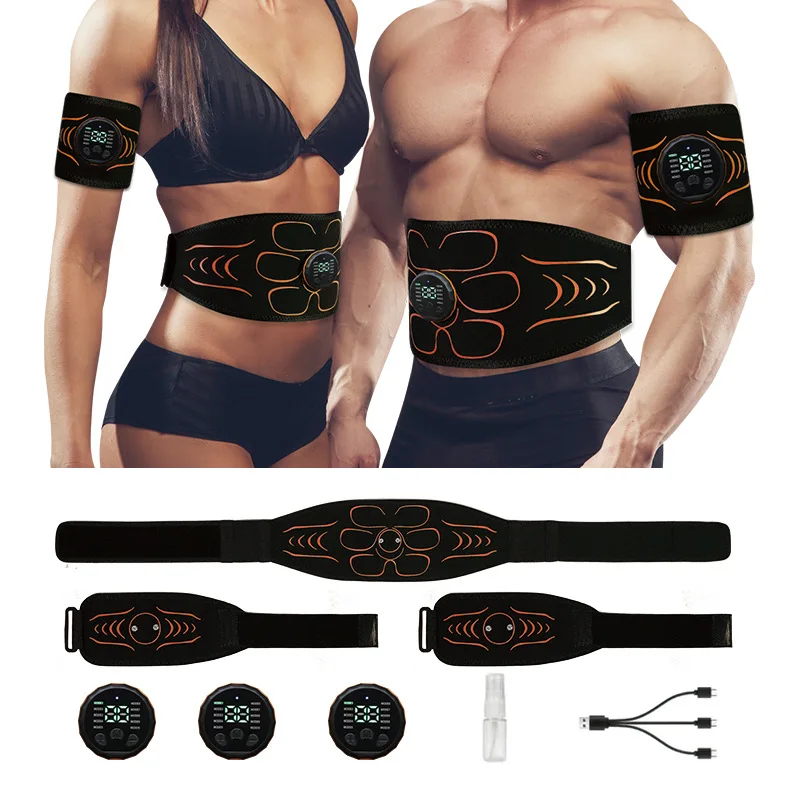 

Smart EMS Belt Weight Loss Massage Fat Fitness Machine Abs Sticker