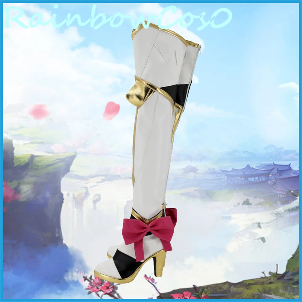 Genshin Impact Noelle Cosplay buty buty gra Anime Halloween boże narodzenie RainbowCos0 W2951