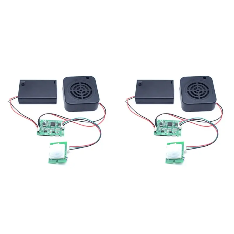 

【LOW STOCK】2X Recordable Sound Module MP3 WAV Music Voice Player With Speaker Programmable Board For DIY Music Box Gifts