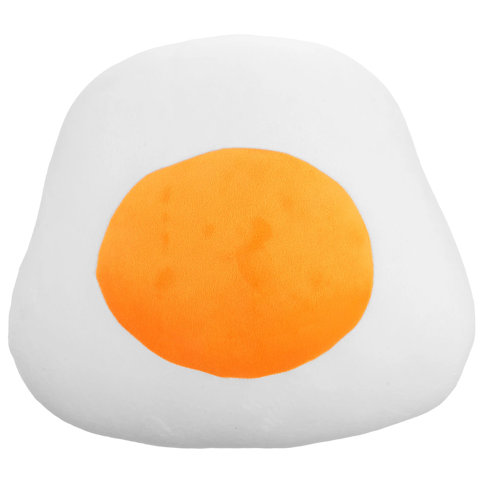 

Poached Egg Pillow Small Round Decorative Throw Pillows Bed Miniature Sofa Particle