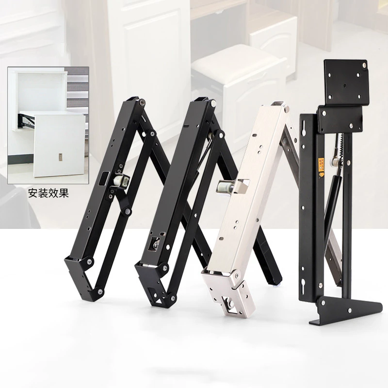 

Folding Seat Stool Bracket Cold Rolled Steel / Stainless Steel Shoe Cabinet Shelves Wall-mounted Footstool Hardward Accessories