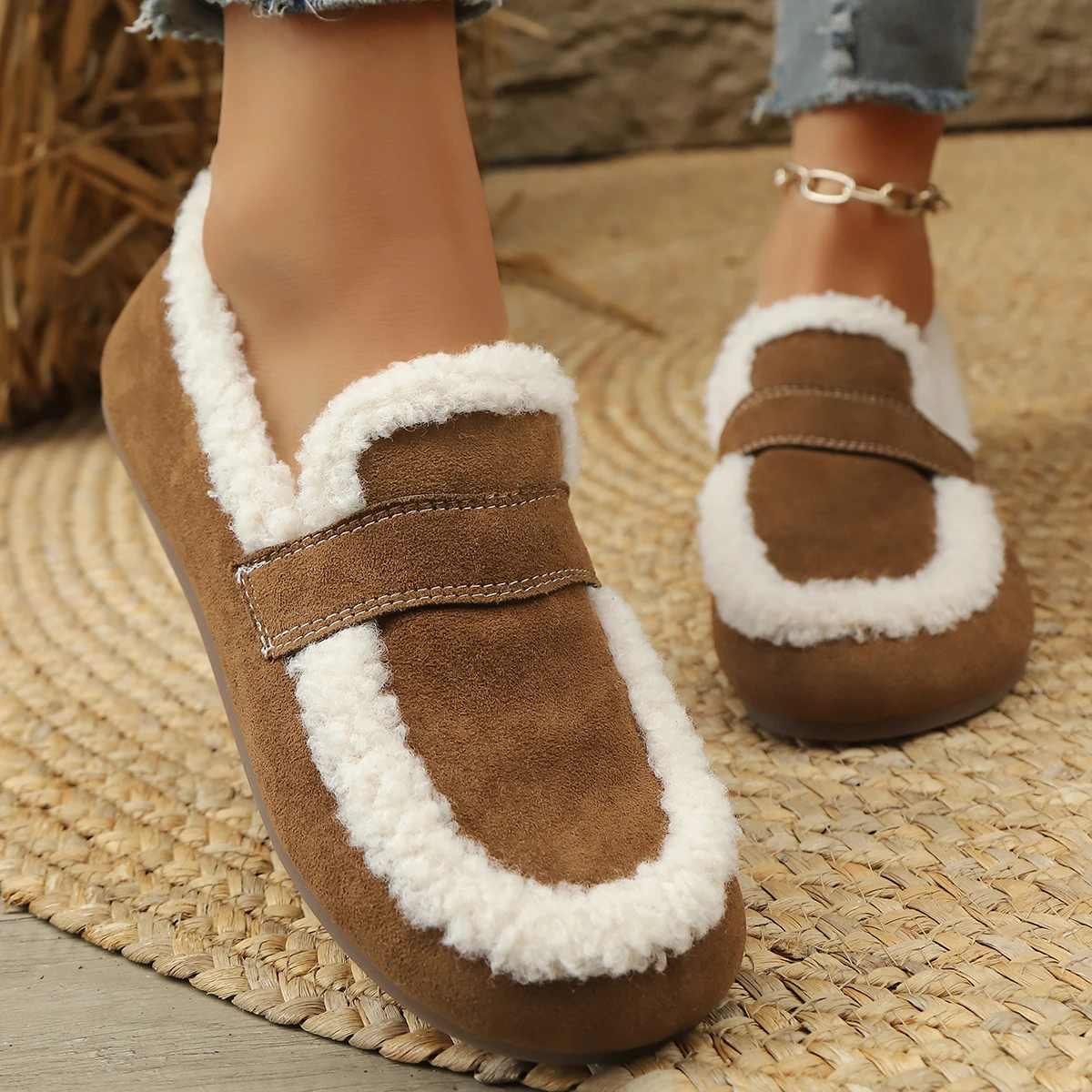Women Outdoor Anti-slip Snow Boots New Spring Flat Designer Shoes Women Casual Autumn Luxury Ankle Boots Women Zapatos De Mujer
