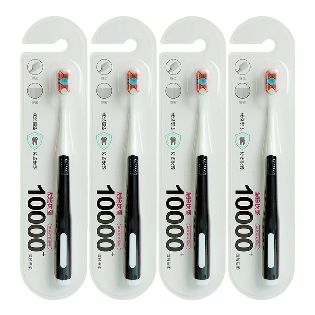 4pcs Pregnant Women Toothbrush For Sensitive Gums Postpartum Oral Care Soft Bristles Deep Cleaning Maternal Dental Tool