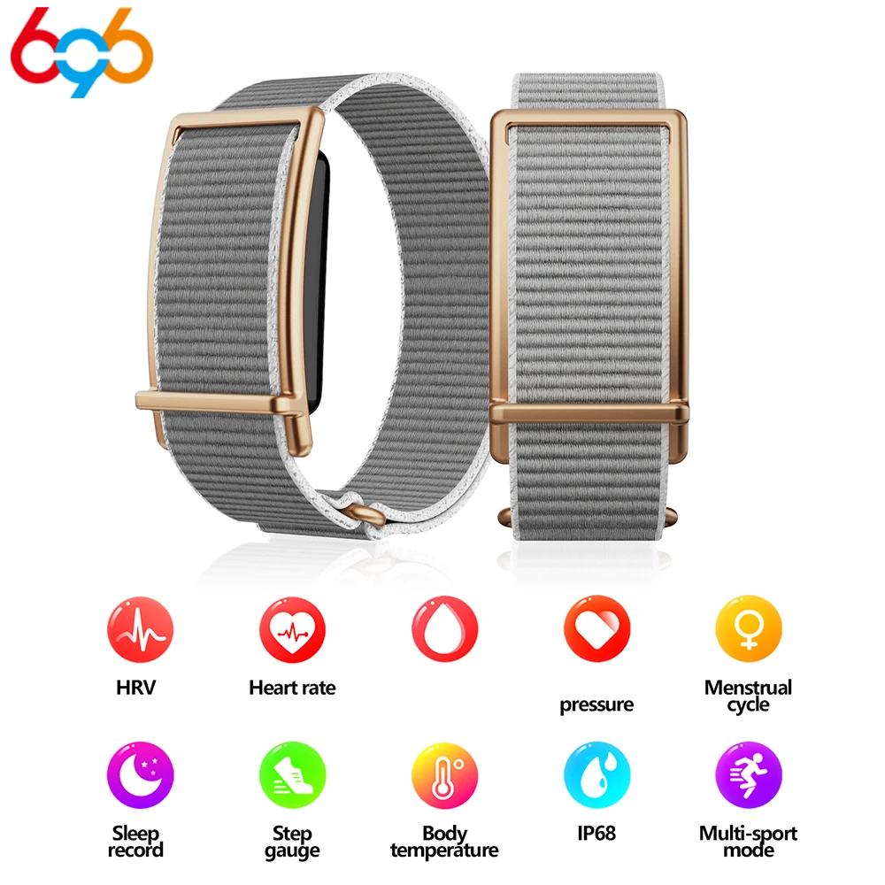 Screenless Sports Smartwatch Waterproof Women Physiology Functions Men Outdoor Fitness Heart Rate Body Temperature Sleep Monitor