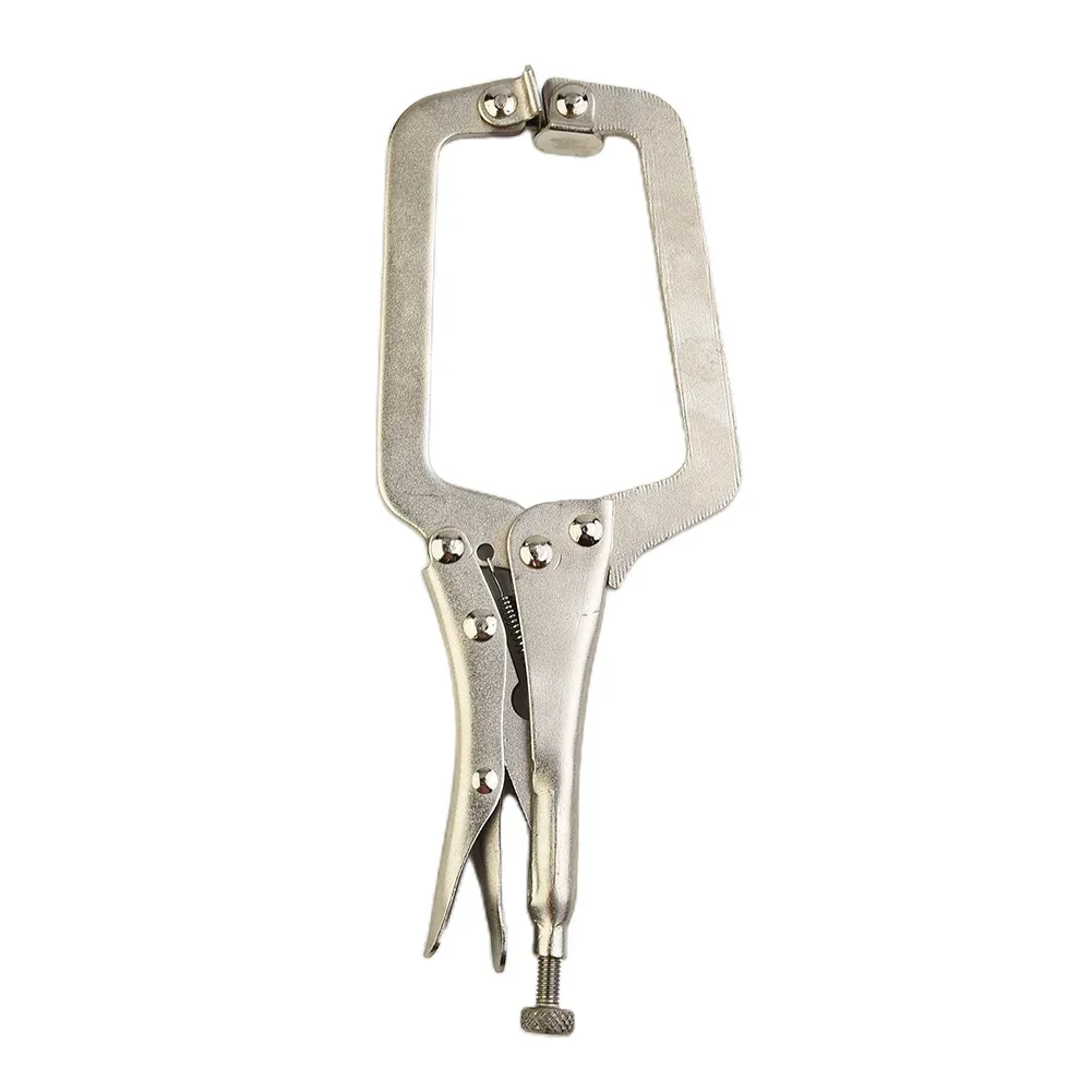 

9-дюймовый стальной зажим C, тиски, фиксирующие сварочные плоскогубцы, инструмент для локации шипов по дереву, деревообрабатывающие зажимы, многофункциональный фиксирующий зажим