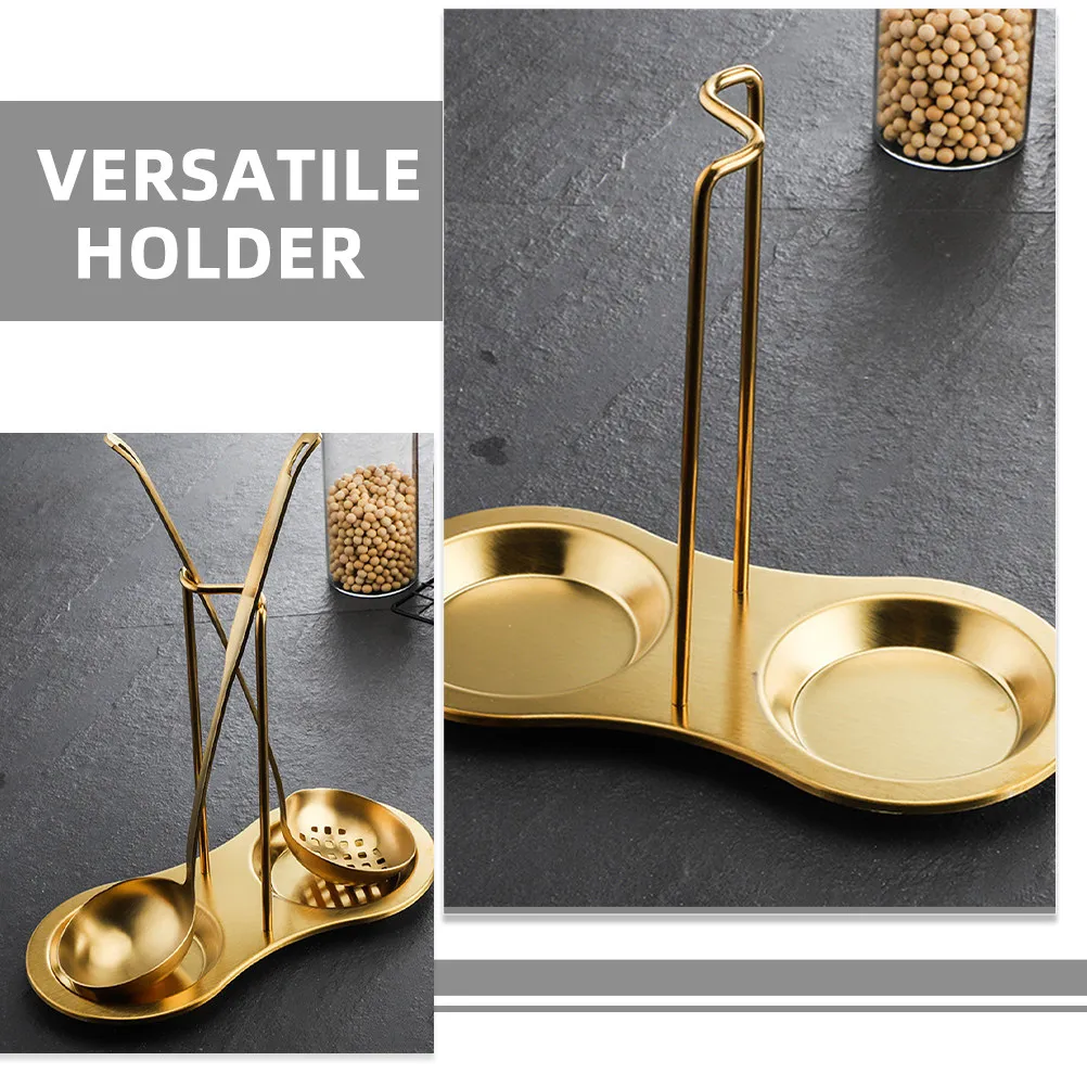 Stainless Steel Spoon Rack Multipurpose Organizer Cooking Utensil Holder Spoon Ladle Stand Kitchen Counter Storage Dish Drainer view 4