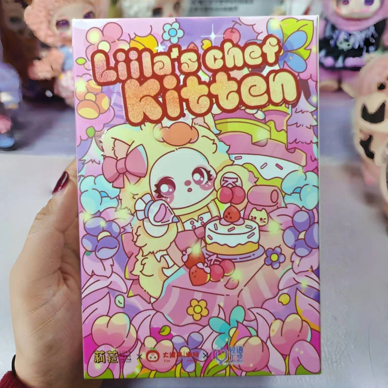 

2025 Hot Genuine Blind Box Toy Liila 4 Chef Kitten Series Tide Play Cute Doll Liila Generation Vinyl Cute Pendant Toy Child Gift