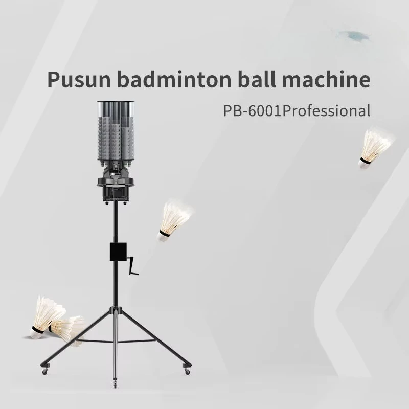 Hot Sales Automatic Badminton Ball Machine Feeder Launcher Robot for Training Practice with APP Remote Control