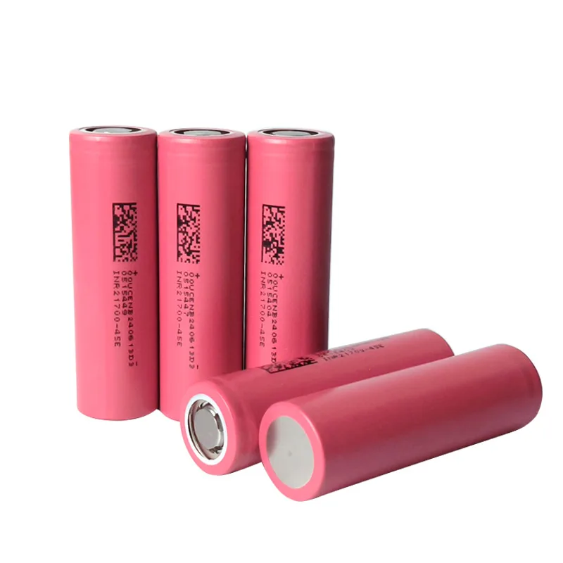 1-10 pz DMEGC 45E INR 21700 Batteria 4500 mAh Capacità Batteria ricaricabile agli ioni di litio Cella 3C Correnti 3.7 V Per Batteria